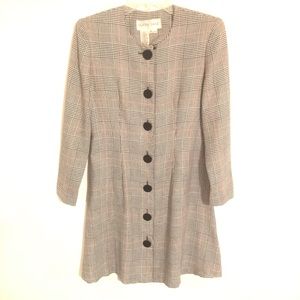 Vintage Dustin Saige Button Down Dress Women Sz 2